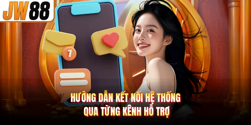 Hướng dẫn kết nối hệ thống qua từng kênh hỗ trợ