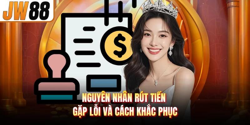 Nguyên nhân rút tiền gặp lỗi và cách khắc phục