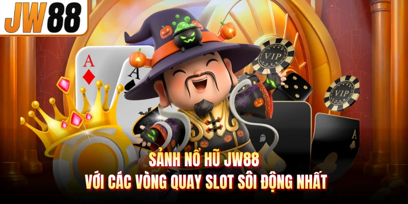 Sảnh nổ hũ JW88 với các vòng quay slot sôi động nhất